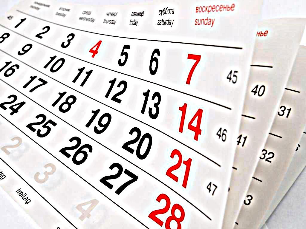 Calendario Corsi della Scuola